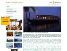 Tablet Screenshot of kerala-houseboat.com